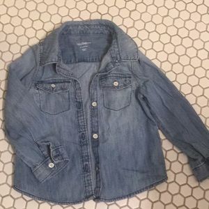 Baby Gap 3T jean shirt
